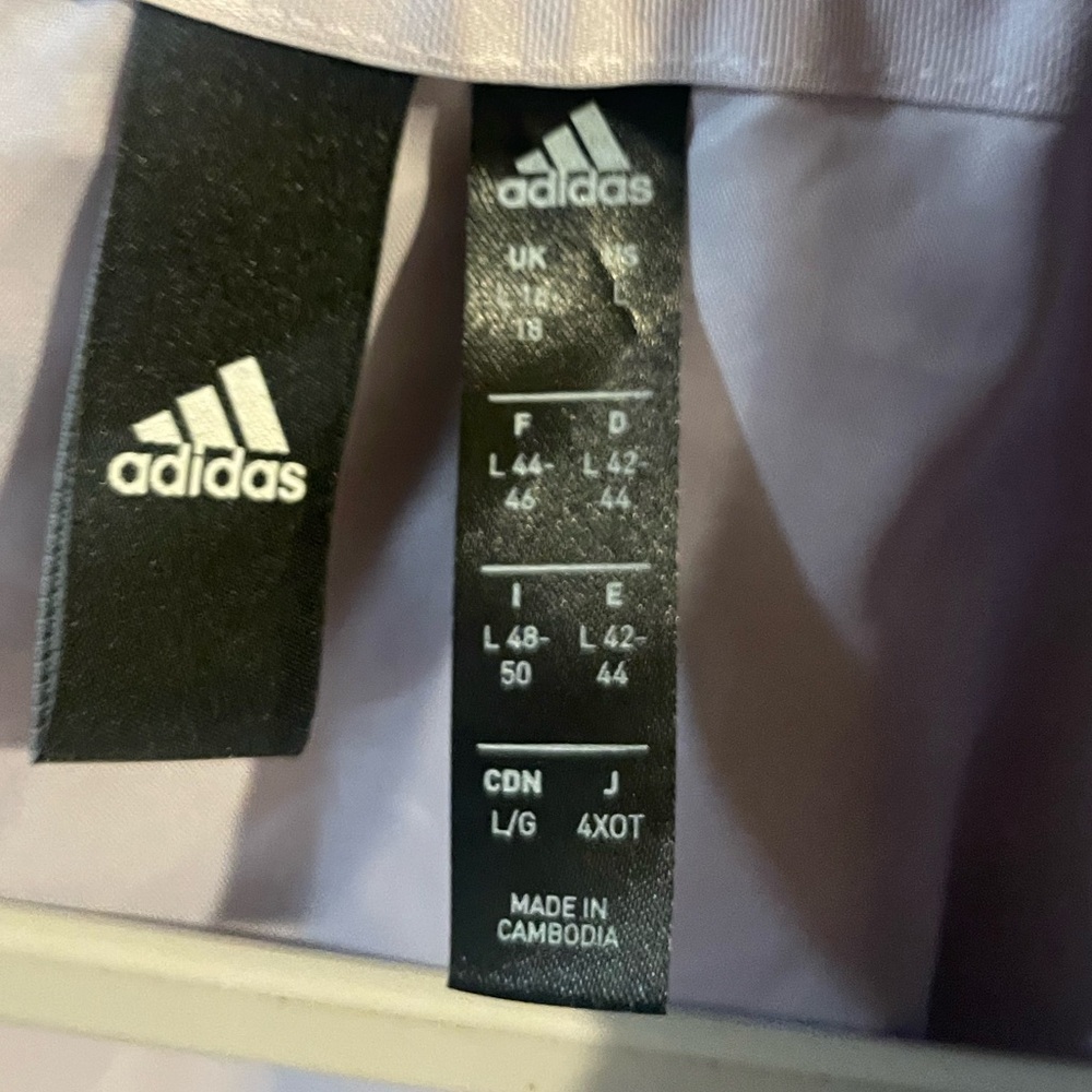 Adidas Mauve Bomber Jacket Big Kids Size Large - Picture 7 of 7